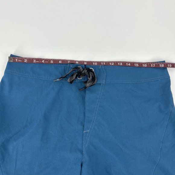 Under Armour Boardshorts Men's 36 Blue‎ Swim Zipper Pocket Logo - Picture 10 of 13